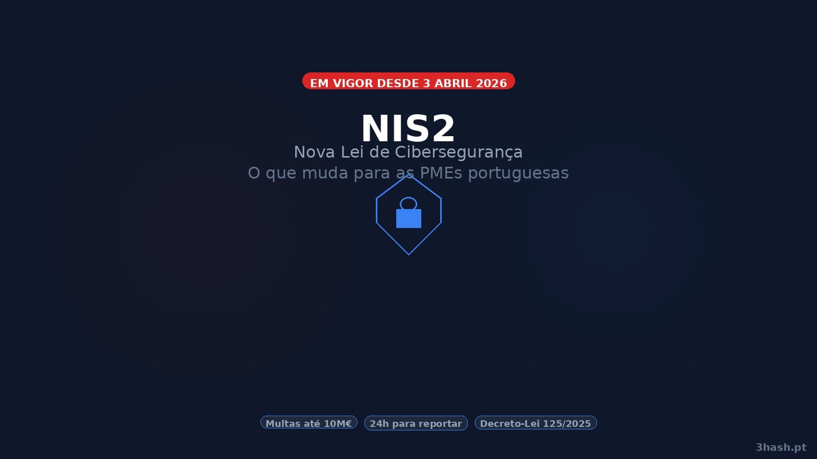 NIS2 Cibersegurança Portugal PME 2026 - Nova Lei